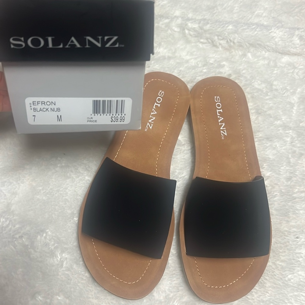 Black sandals